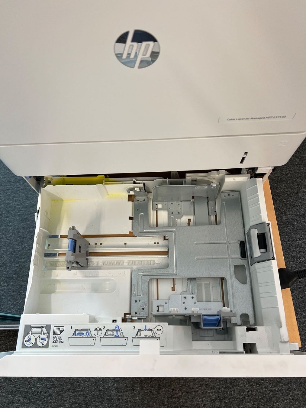 Hewlett Packard Stampanti: HP Color Laser Jet Managed MFP E57540 – Usato da Dättwil AG venduto da inf_97kp 5