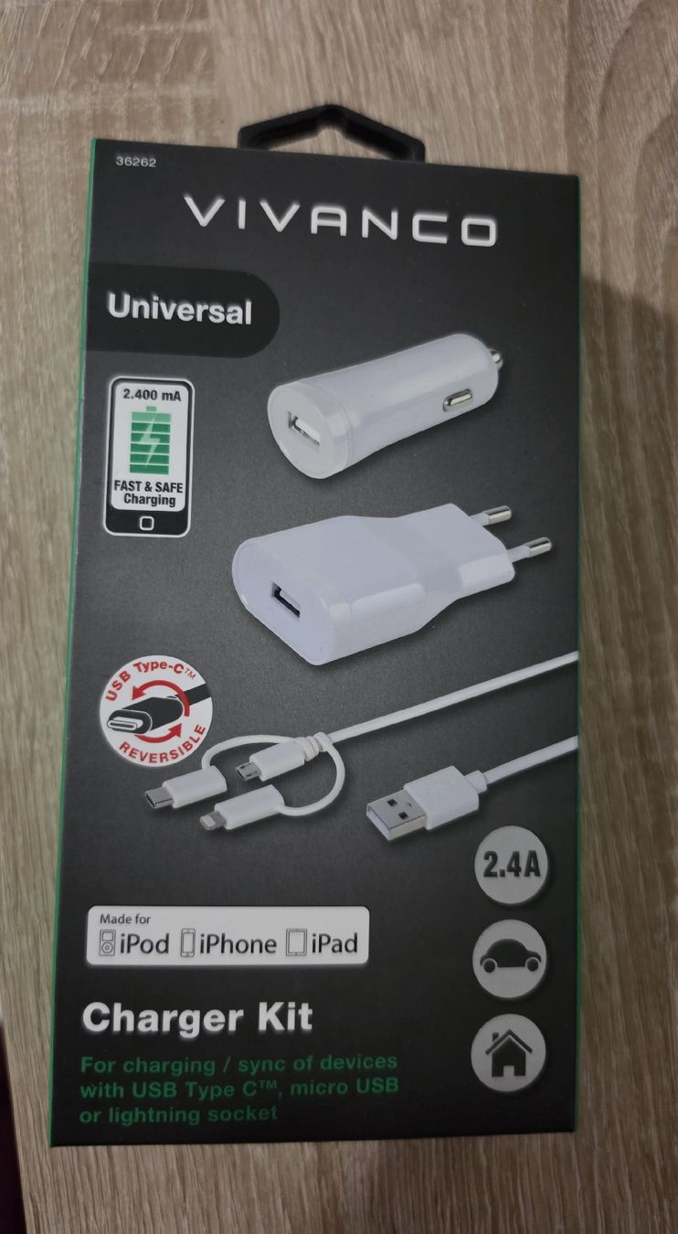 Caricabatterie: Neues Vivanco Universal Ladegerät Set mit USB  – Nuovo e nell'imballaggio originale da St. Gallen venduto da sej_sj9t