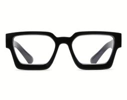 Herren Vintage-Brille schwarz