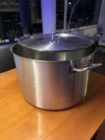 NEU! Edelstahl-Großtopf 50 cm / 60 Liter mit Deckel