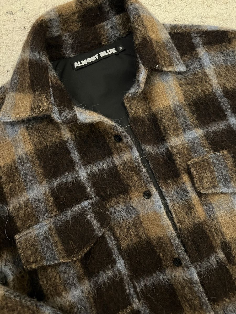 Giacche: Checked Overshirt Jacket - ALMOSTBLUE – Nuovo (secondo la descrizione) da St. Gallen venduto da trxcy 4