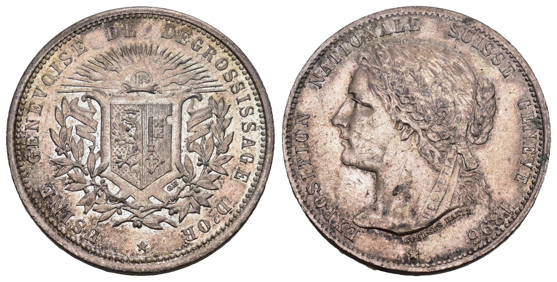 Medaglie: Genf 1896 – Usato da Bern venduto da numismatictops