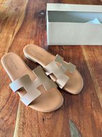 H Riemen Sandalen Schuhe L'artigiano Toscano Leder Gr 40 neu