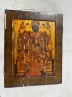Ikone Christus von Çetirët 37x30 reines Blattgold Eitempera