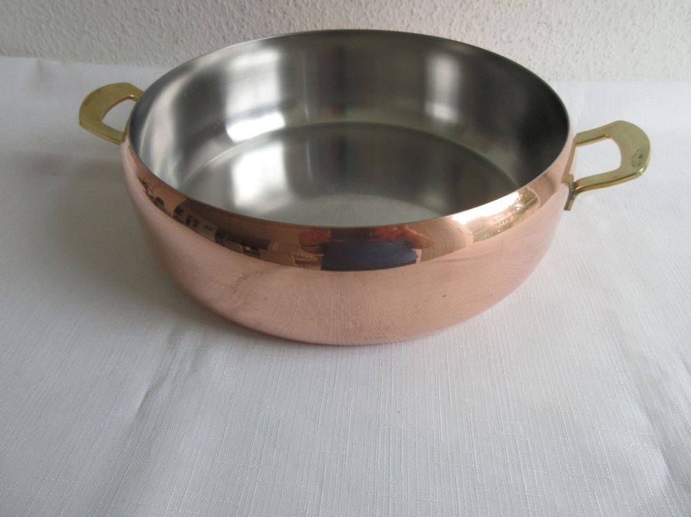 Pentola in Rame con Coperchio 29 cm - Tradizione e Qualità Artigianale