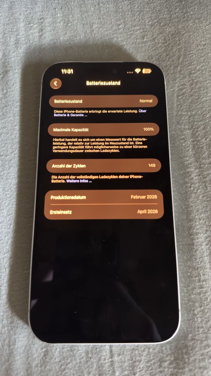 Apple Telefoni cellulari / Smartphones: Iphone 17 Pro Max 256Gb 100% Akku – Usato da Mellingen venduto da uka_7yfp 2