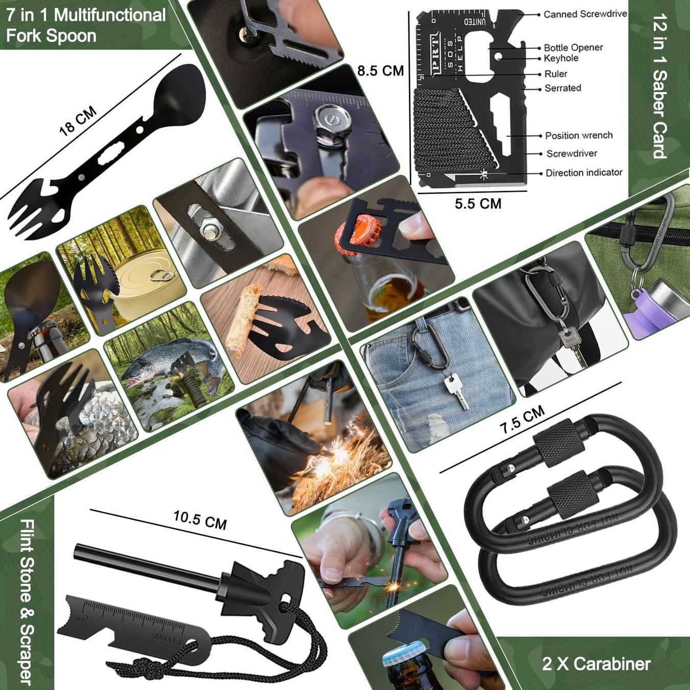 Tous les outils: Survival Kit 22in1 Notfall Wasserfilter Outdoor – Neuf avec emballage d'origine à Schaffhausen par her_zt65 4