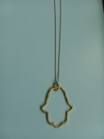 Kette mit Hamsa Anhänger goldfarben Langlebig, neu!