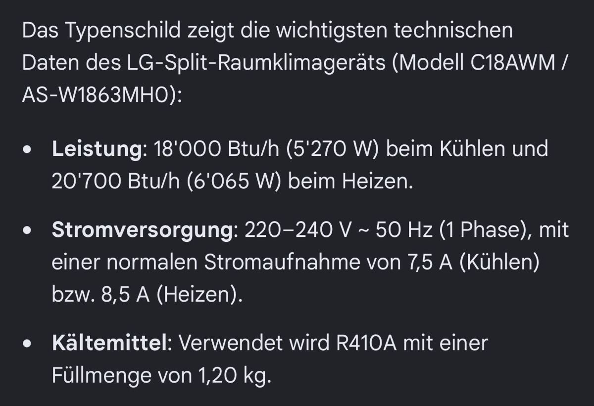 LG Condizionatori: LG Split-Klimaanlage – Usato da Zürich venduto da Syossmen 1