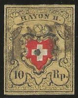 Rayon 16 II,aa Stein A1-O, Tabakbraun, Attest Hermann