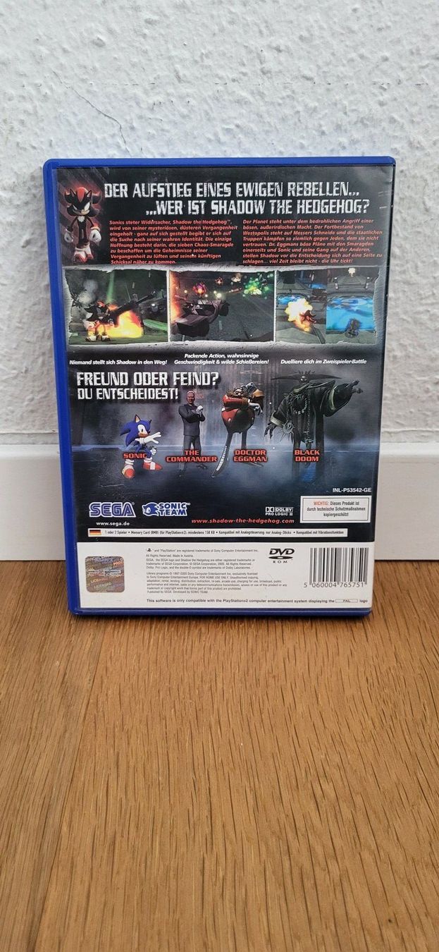Sony Giochi: PS 2 - Shadow The Hedgehog – Usato da Münsingen venduto da DigitaleSpielecke 1
