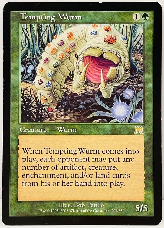 Tempting Wurm [Onslaught] main image 0
