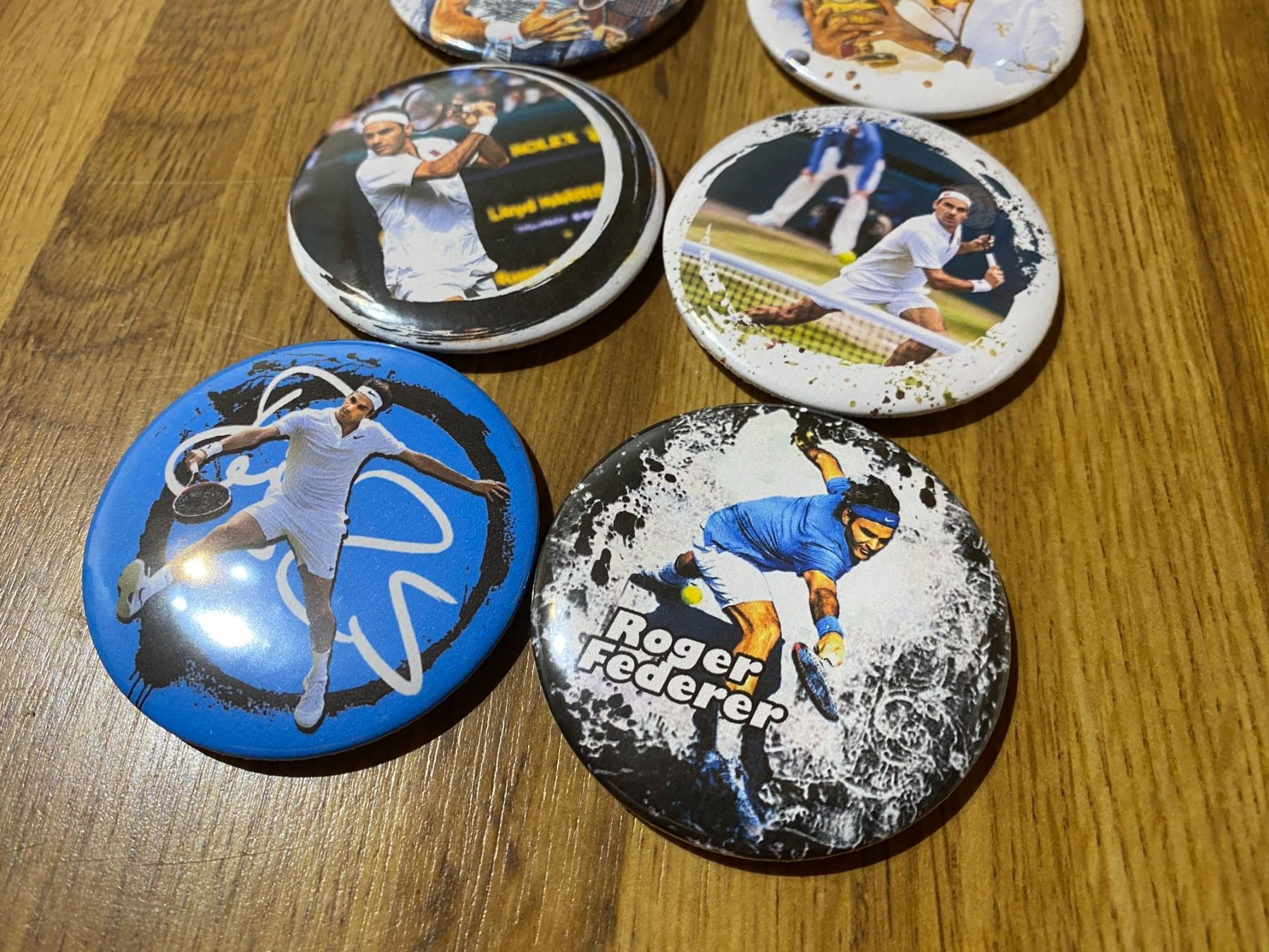 Plaketten & Abzeichen: Tennis Roger Federer-Kühlschrank Magnete – Neu (gemäss Beschreibung) aus Basel von VinylLover68 2