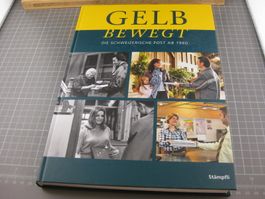 Gelb bewegt, die schweizerische Post ab