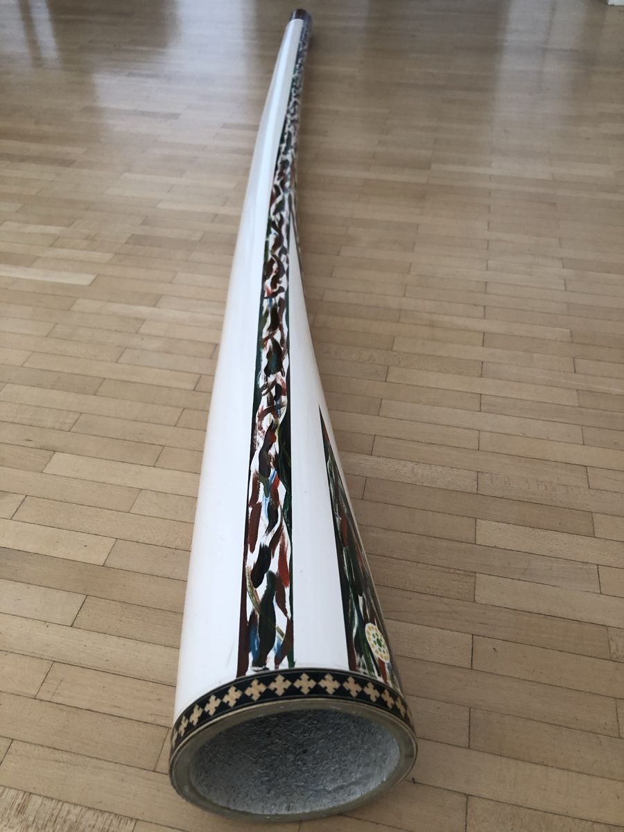 Musikinstrumente: Didgeridoo aus Epoxy - Volcanic Flow - E – Gebraucht aus Meilen von OZ2000