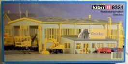 Kibri 9324: Reparaturwerkstatt GleisBau, Bausatz Spur H0