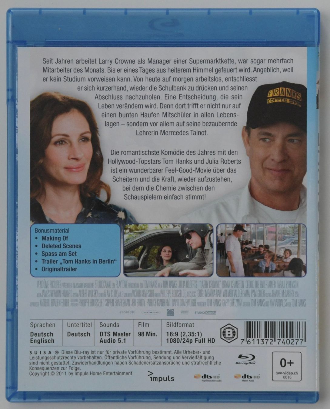 Tutti i DVDs: Larry Crowne – Usato da Remetschwil venduto da ufischer19 1