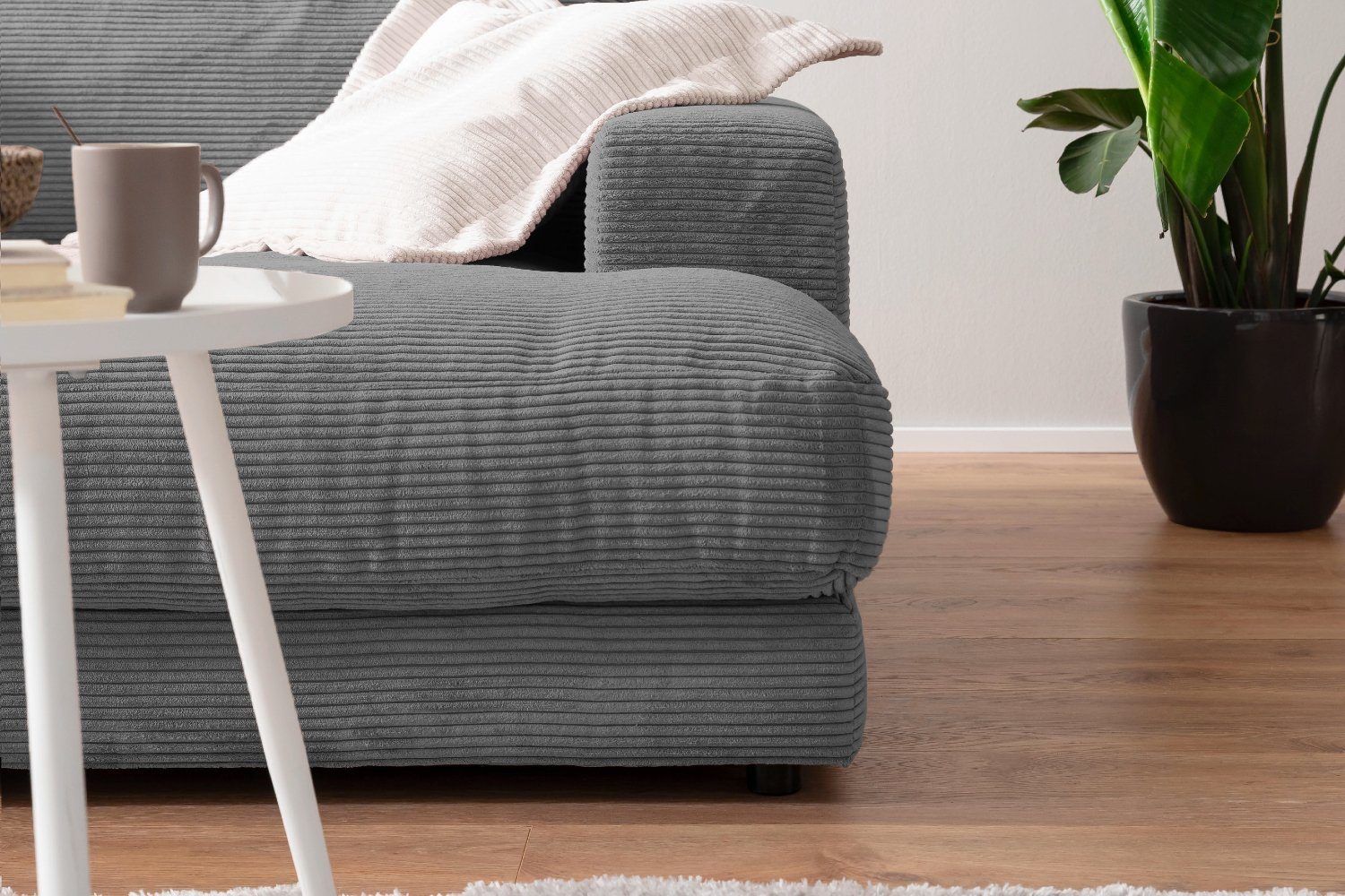 Sofas: Big Sofa High End in Cord dark grey – Neu und originalverpackt aus Bischofszell von deluxe-moebel 5
