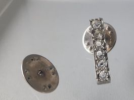 Sonia Rykiel Paris Buchstabe - I - Brosche Pin Strass NEU