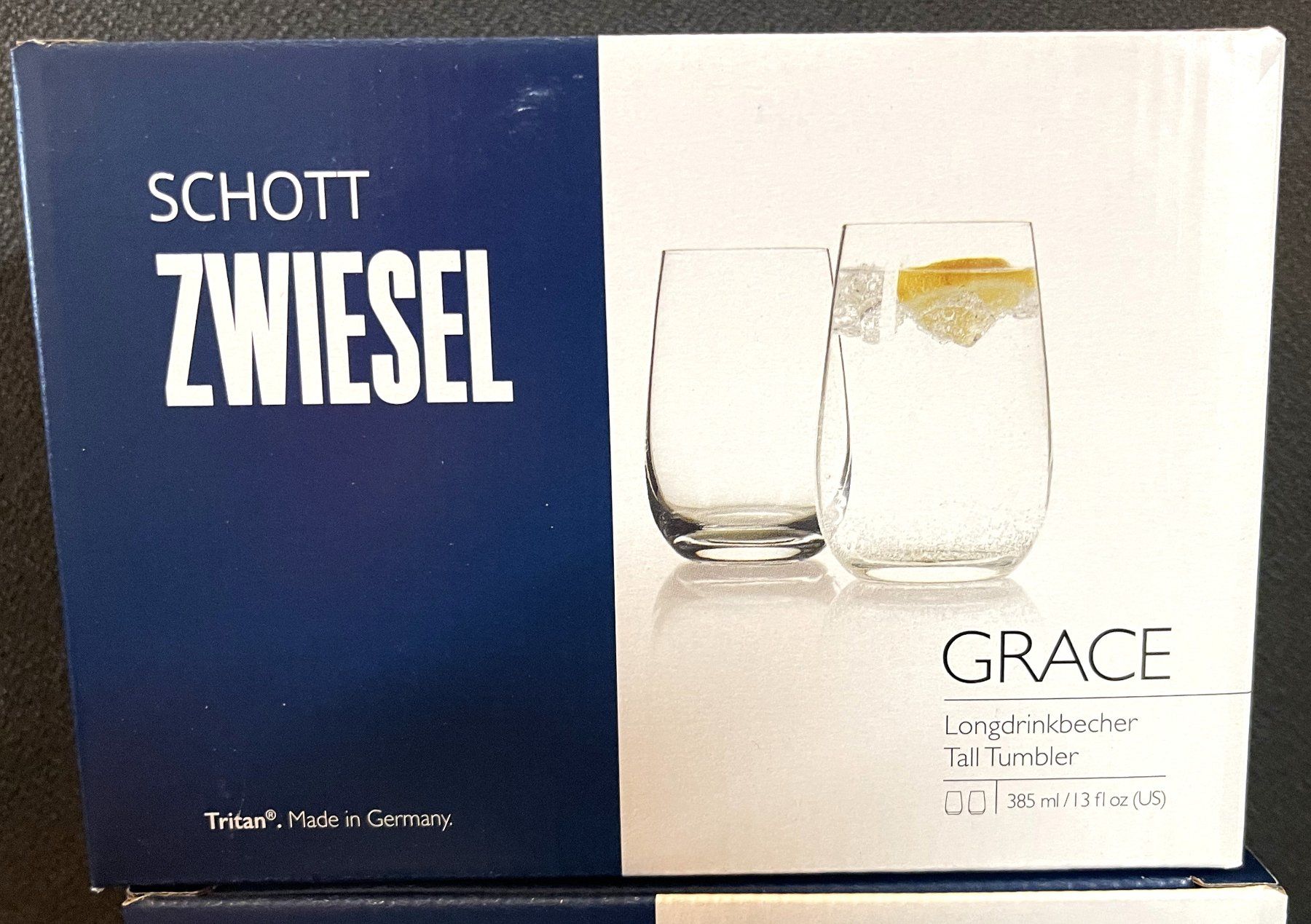 Schott Bicchieri: Schott Zwiesel /  Langdrinkbecher / Karton à 2 Gläser – Nuovo e nell'imballaggio originale da Oftringen venduto da Vucki 1
