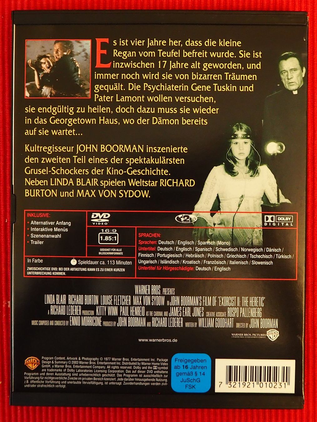 Tutti i DVDs: Der Exorzist I - III / 3 DVDs – Usato da Chur venduto da big_5zx8 4
