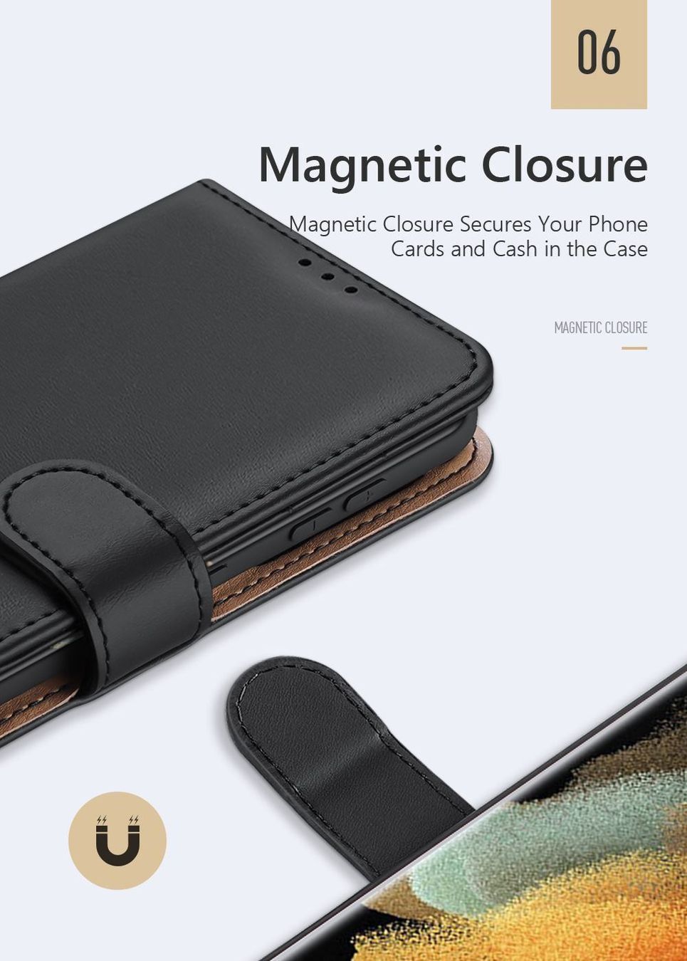 Cover & Protezioni schermo: Dux Ducis Samsung Galaxy S21+ Leder Case – Nuovo e nell'imballaggio originale da Zürich venduto da Store-247 5
