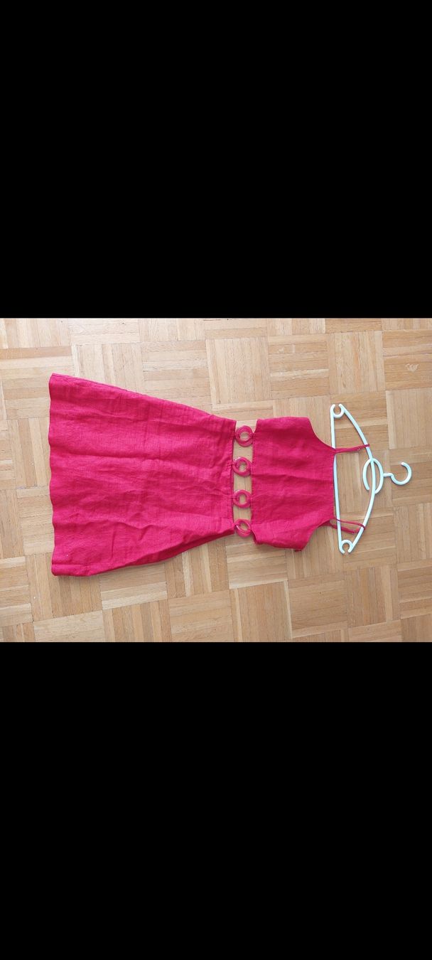 Vestiti: 100% lin Robe trapèze mod 60s pop rouge – Nuovo (secondo la descrizione) da Avully venduto da jul_n8zt 1