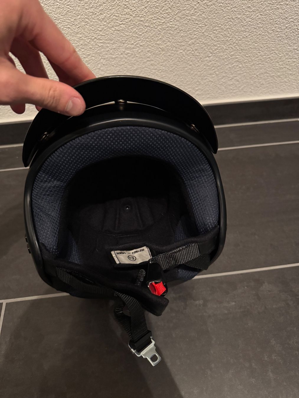 Caschi & visiere: Motorradhelm Jethelm Grex, Grösse S, Schwarz – Usato da Beckenried venduto da chef3945 1
