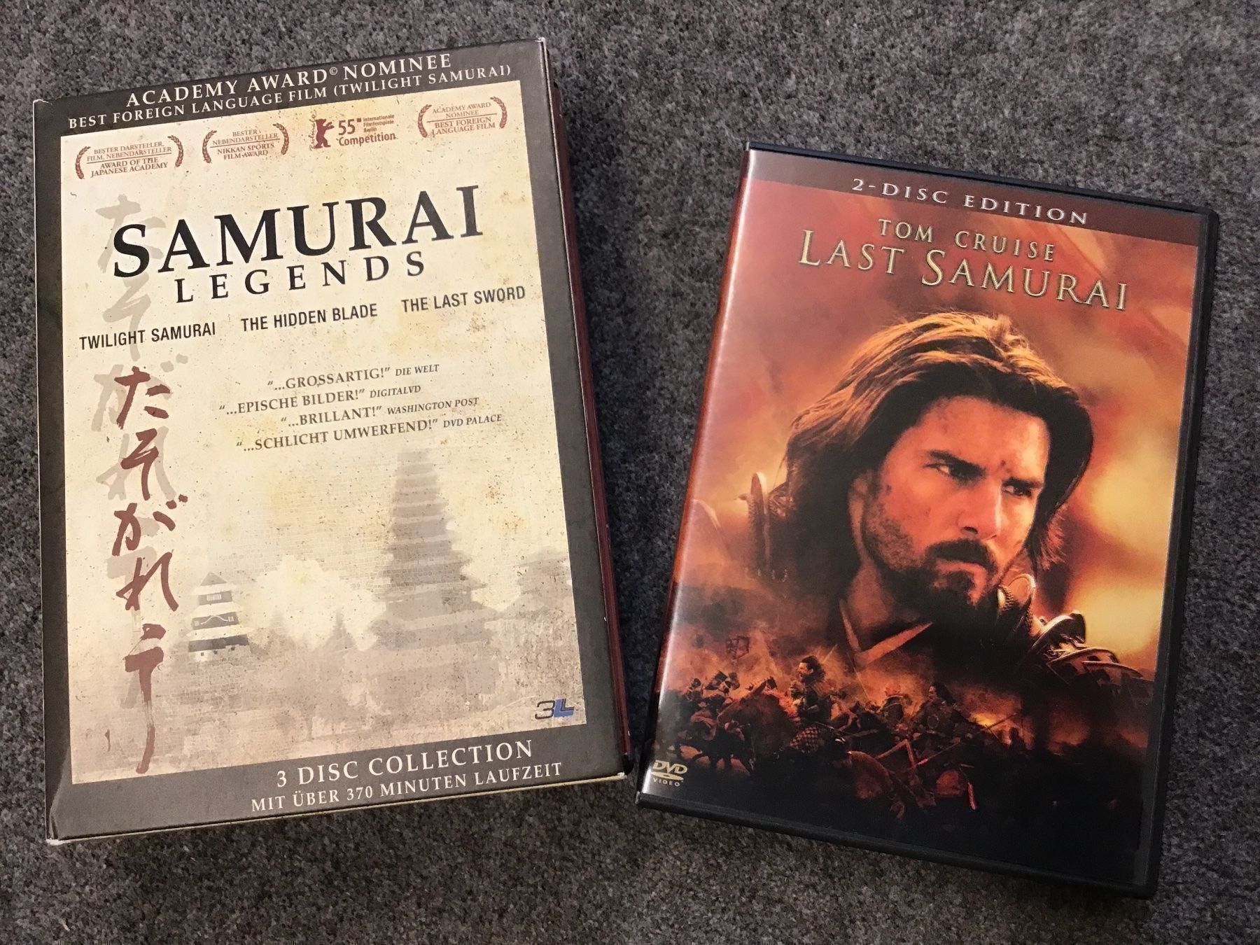 Tutti i DVDs: SAMURAI LEGENDS & LAST SAMURAI DVDs Kombi Set – Usato da Glattfelden venduto da Danshari