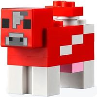 LEGO Minecraft minecow02c Minecraft Cow, Mooshroom