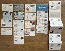 Schweiz - 23 FDC und Sonderbriefe FLUGPOST schönes Lot