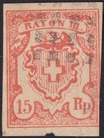 Nr.20 (Gr. Ziffer, Rayon III) interessante Spiro-Fälschung !