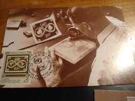 Satz Maximumkarten 1991, UNO Genf, Wien, New York, 40 J.Post
