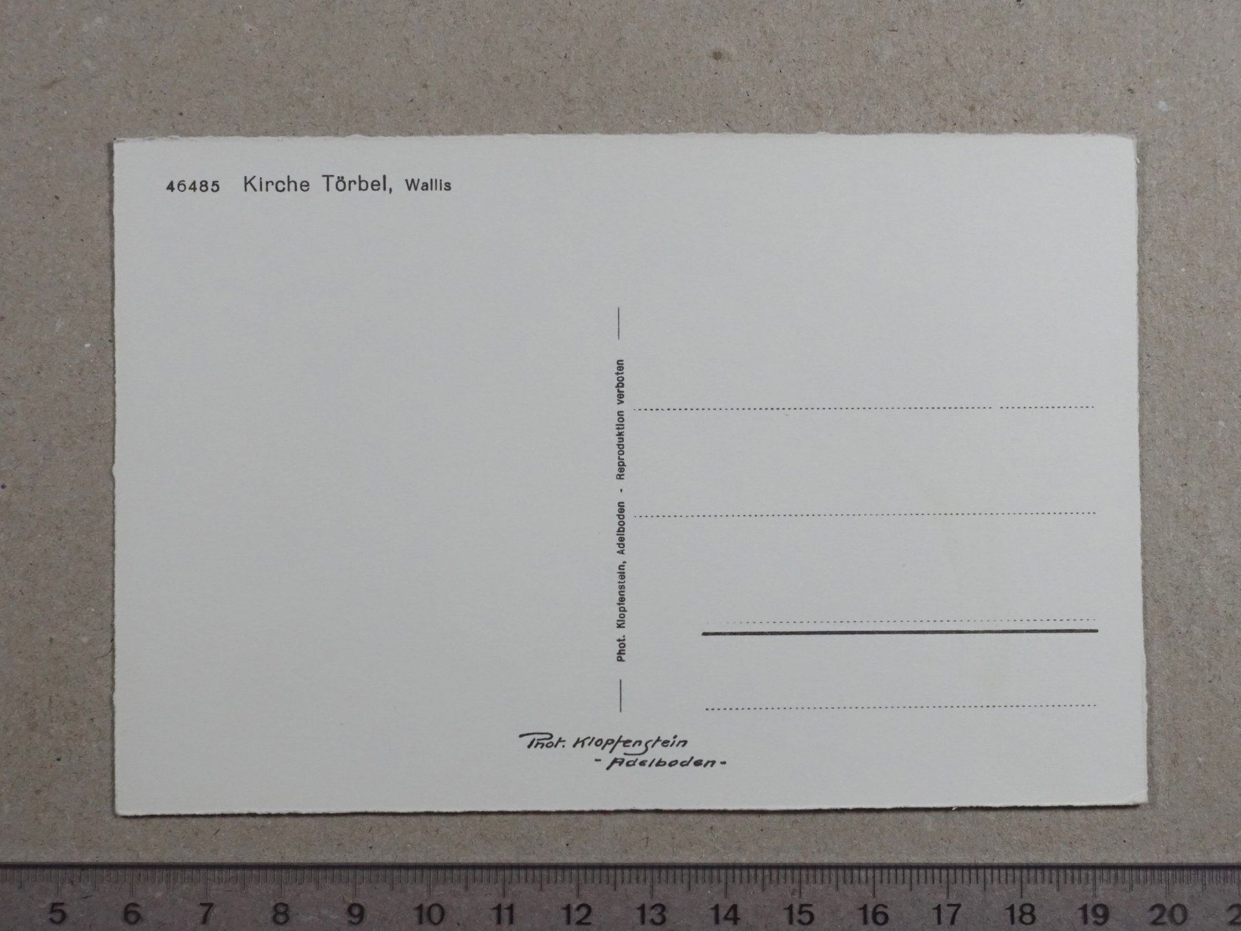 Cartes postales: Kirche Törbel, Wallis – D'occasion à Lenzburg par fh1 1
