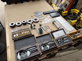 Präzisionsmessgeräte-Set TESA Mitutoyo Mikrometer