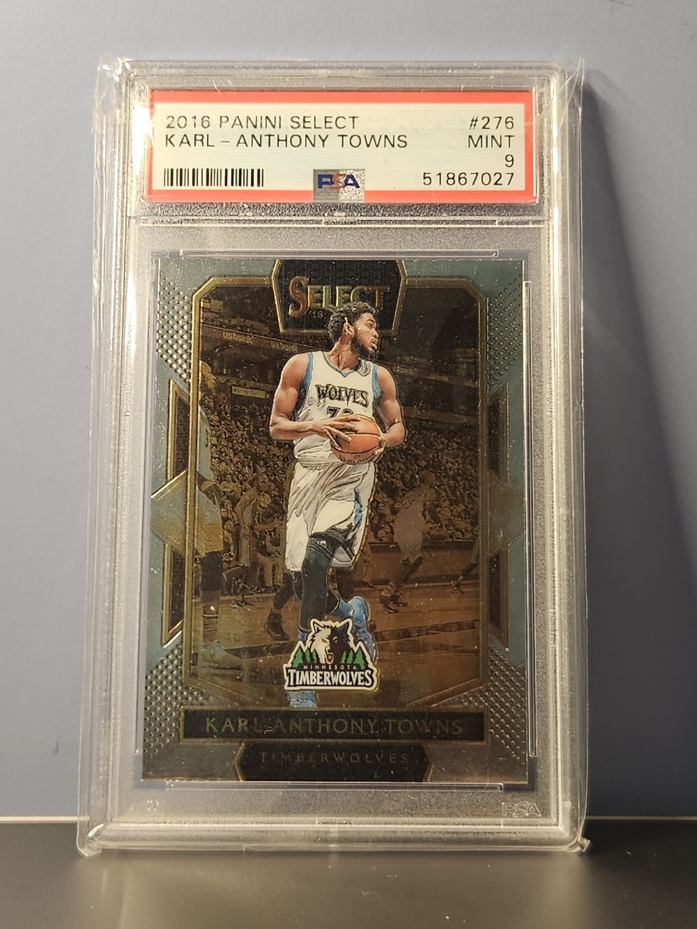 Nba Carte collezionabili: Karl-Anthony Towns 2016 Panini Select Rookie PSA 9 Mint – Nuovo e nell'imballaggio originale da Oberwil BL venduto da DesiShop