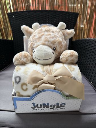 Neu! Kuscheltier Giraffe mit Decke,  🎁 