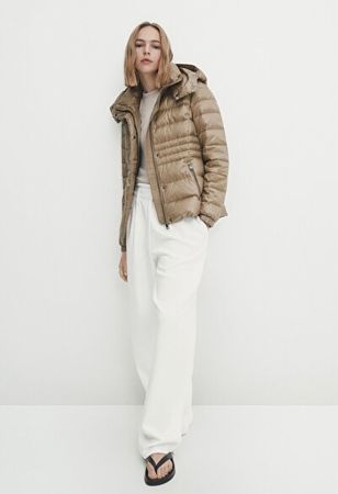 Massimo Dutti Jacket Red - 2 sides puffer jacket 175