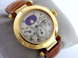 CARTIER PASHA 18K EWIGER KALENDER REF. 30003 MONDPHASE