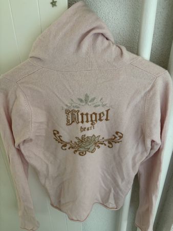 Angel Heart Kapuzenpullover rosa, Kaschmir