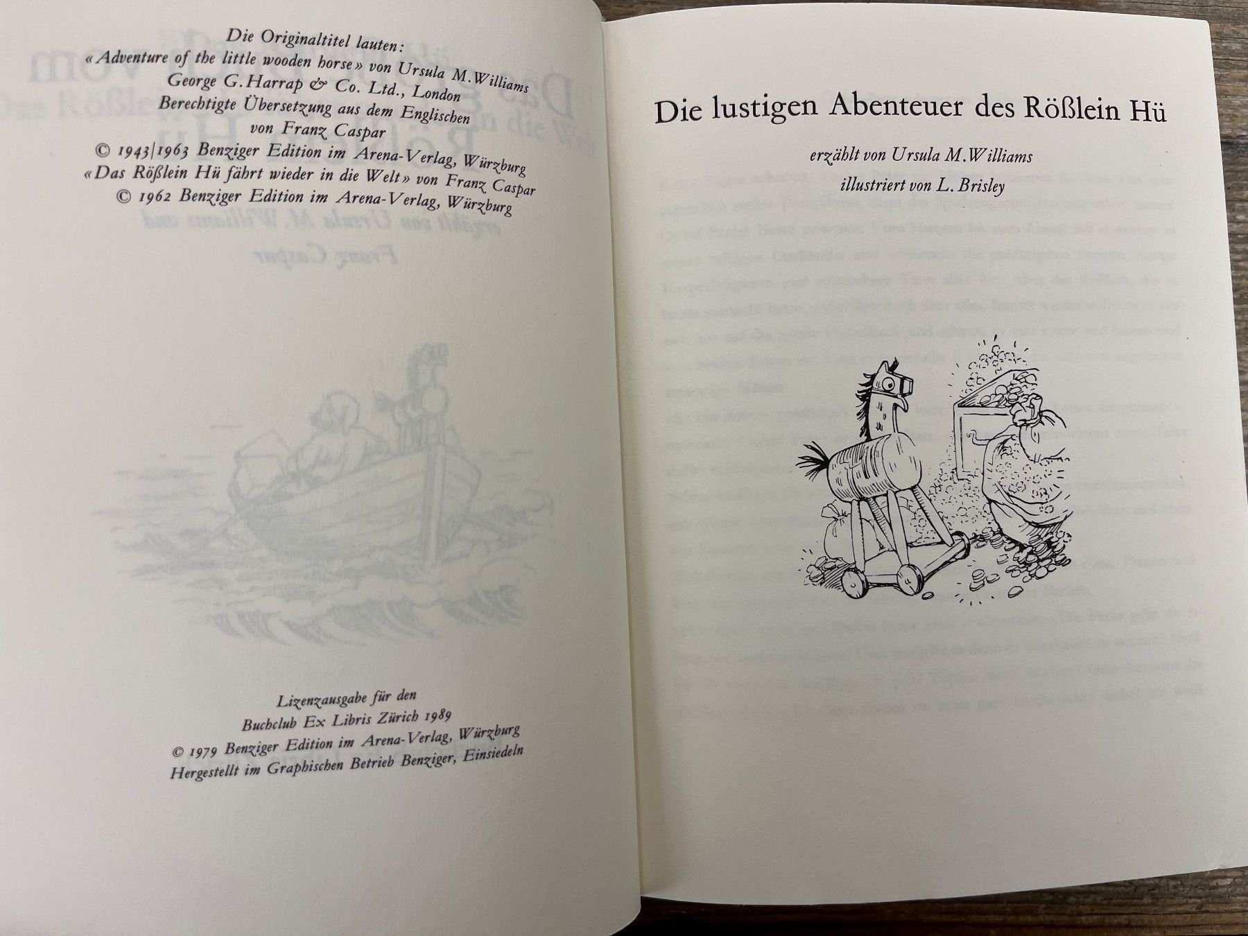 Libri: Das grosse Buch vom Rösslein Hü beide Geschichten – Usato da Pfäffikon ZH venduto da buresi 2