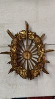 Antiker Engels-Strahlenkranz, Barock 19.JH. Handarbeit (L1)