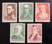Niederlande Wohlfahrtsmarken (1941), 5 Werte (*, mit Falz)