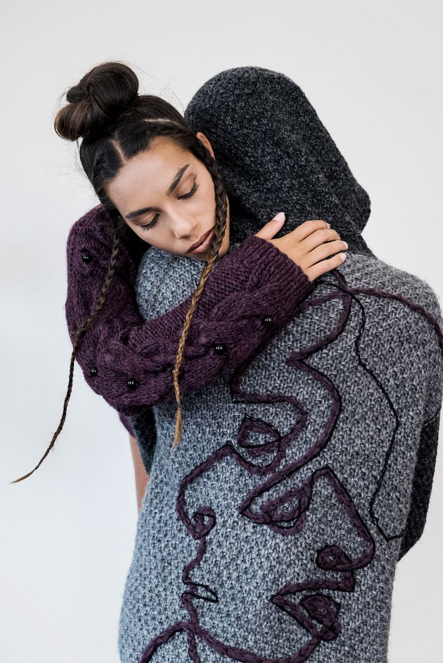 Maglioni & Felpe: Neue designer handgemachte unikat wollen pullover, große L – Nuovo e nell'imballaggio originale da Zürich venduto da joa_26k8