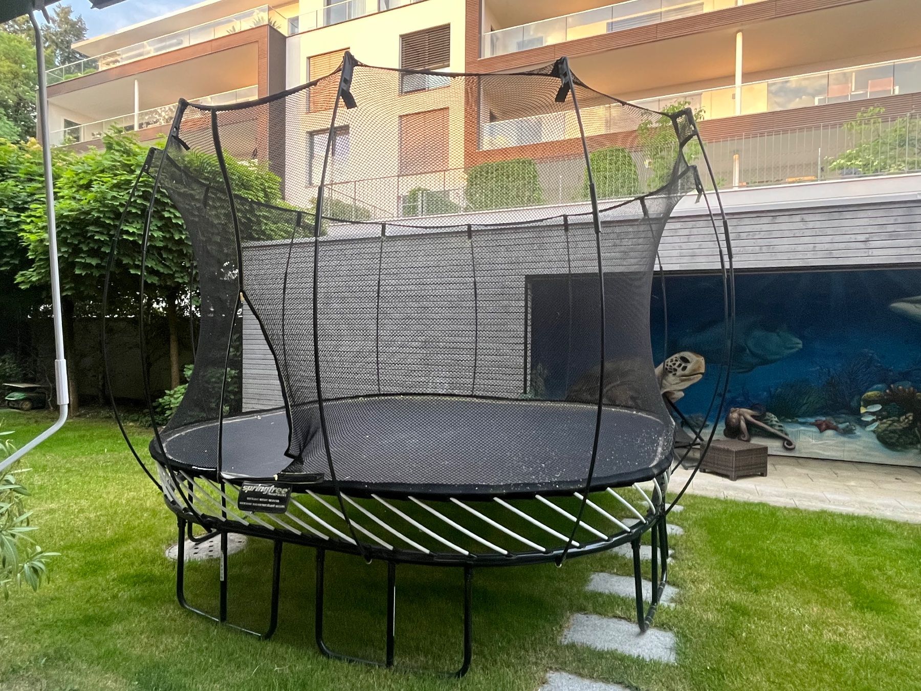 Springfree Trampolini: Springfree Large Square Trampolin S113 – Usato da Richterswil venduto da claudiawaldmeier