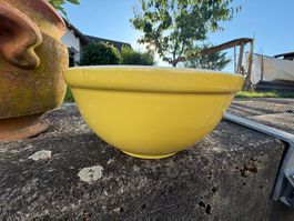 Teigschüssel gelb Keramik gebraucht