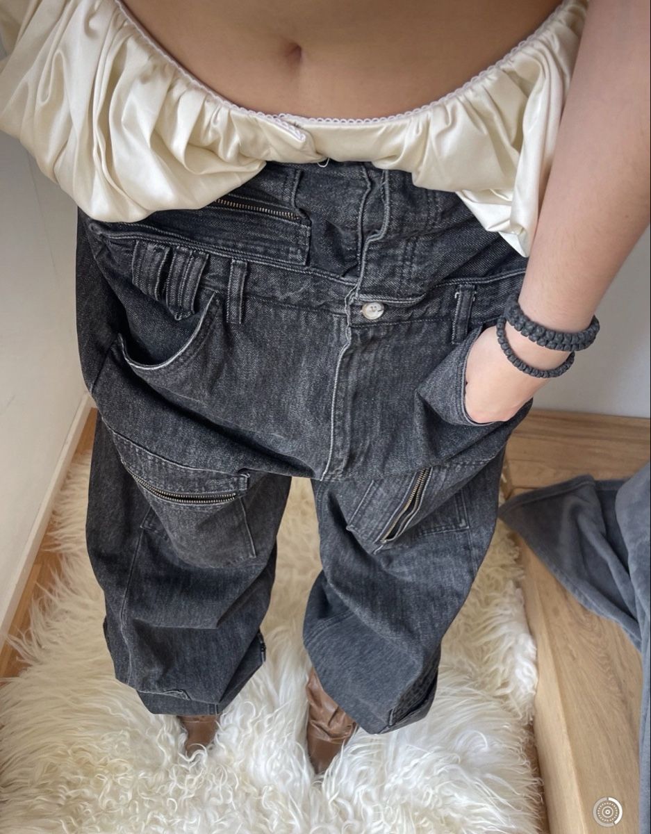 Y/Project Jeans: Y/project double waist saggy pocket pants – Nuovo (secondo la descrizione) da Mellingen venduto da arf_5656 1