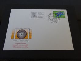 Sonderbrief  Automobil-Postbüro Biel 14.10.1989