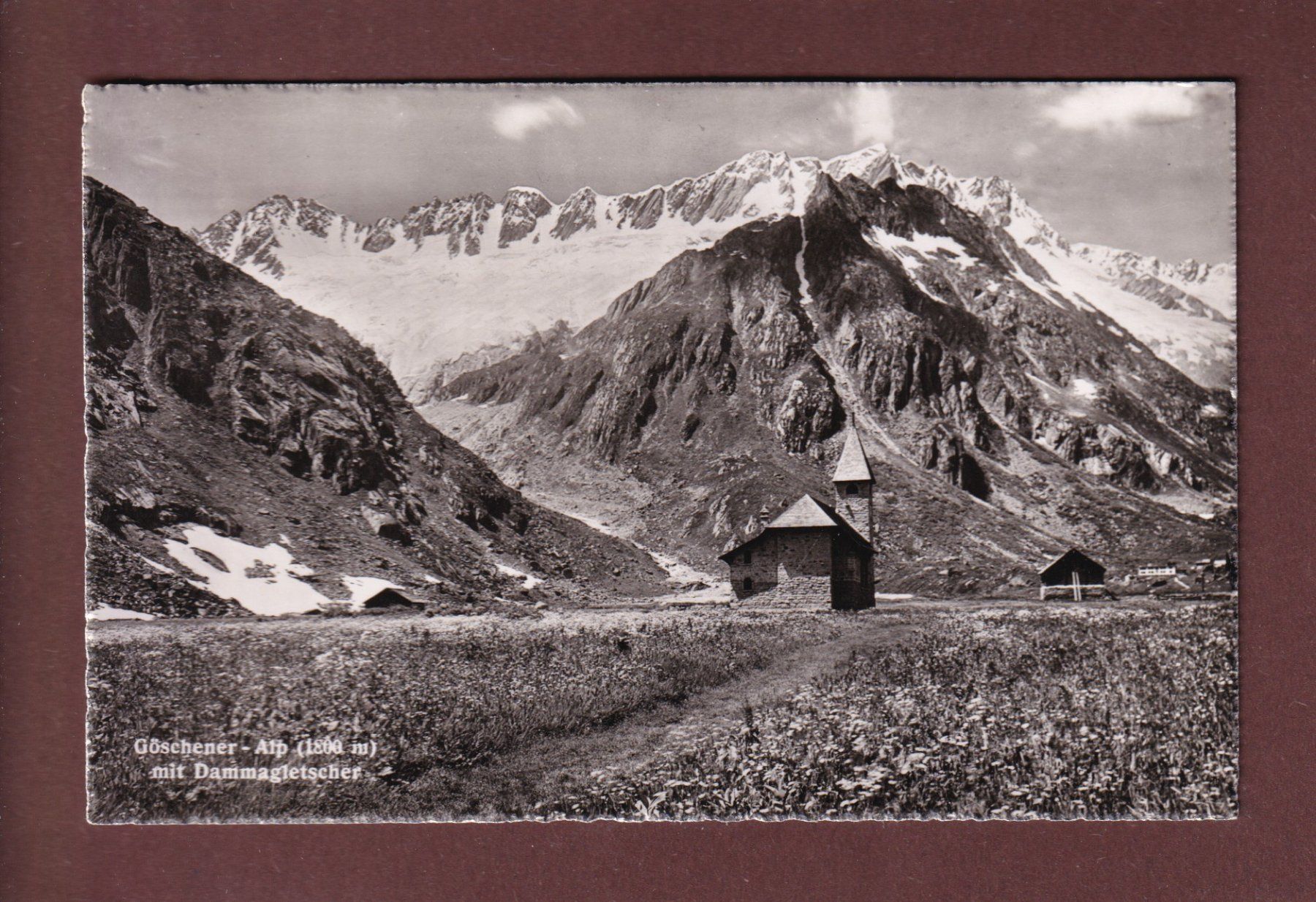 Ansichtskarten: GÖSCHENER-ALP - Dammagletscher – Gebraucht aus Pully von nicecards-shop