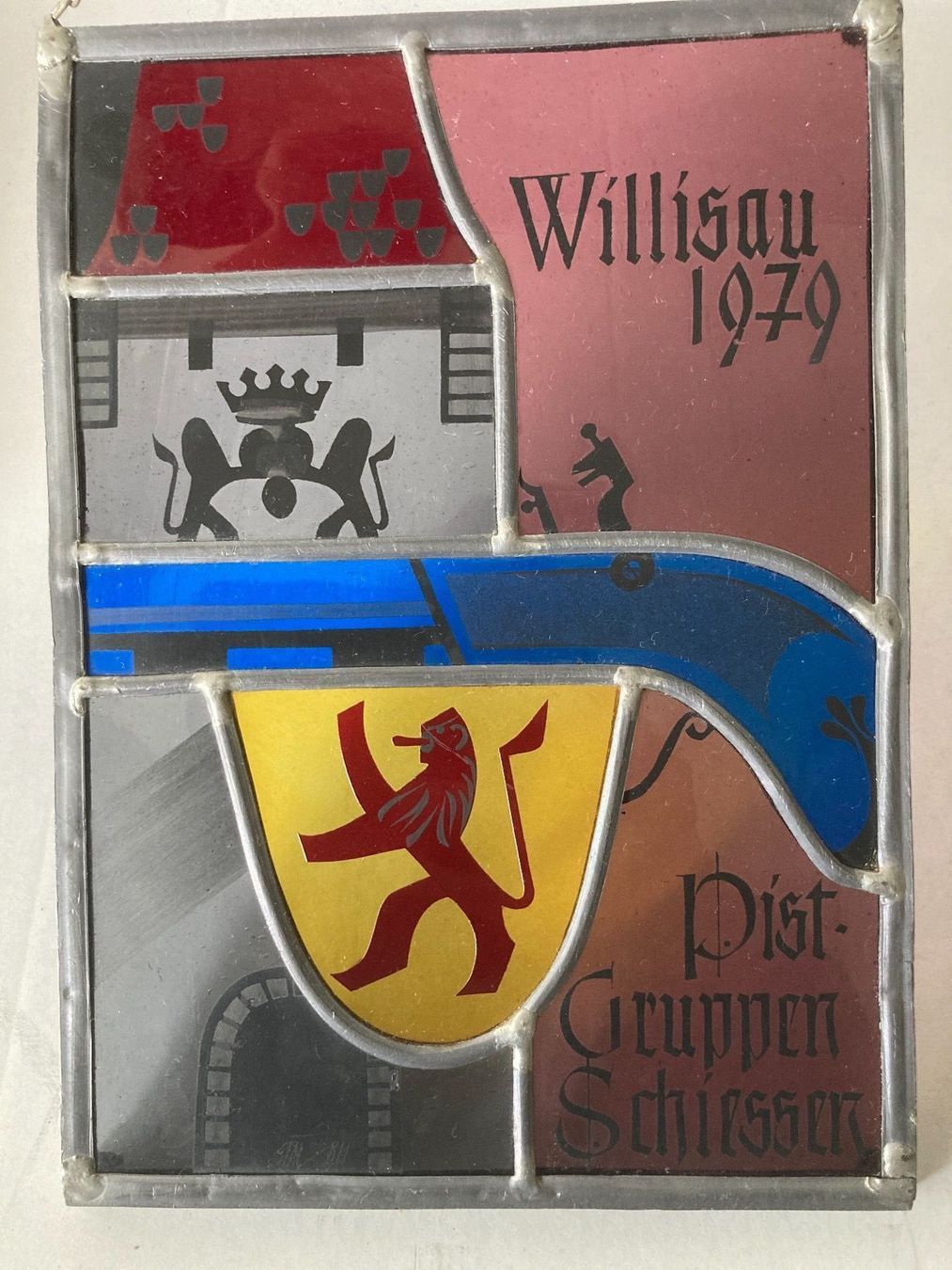 Sonstige Antiquitäten & Kunst: Wappen -  Scheibe Willisau 1967 – Gebraucht aus Zürich von Chaeffeler
